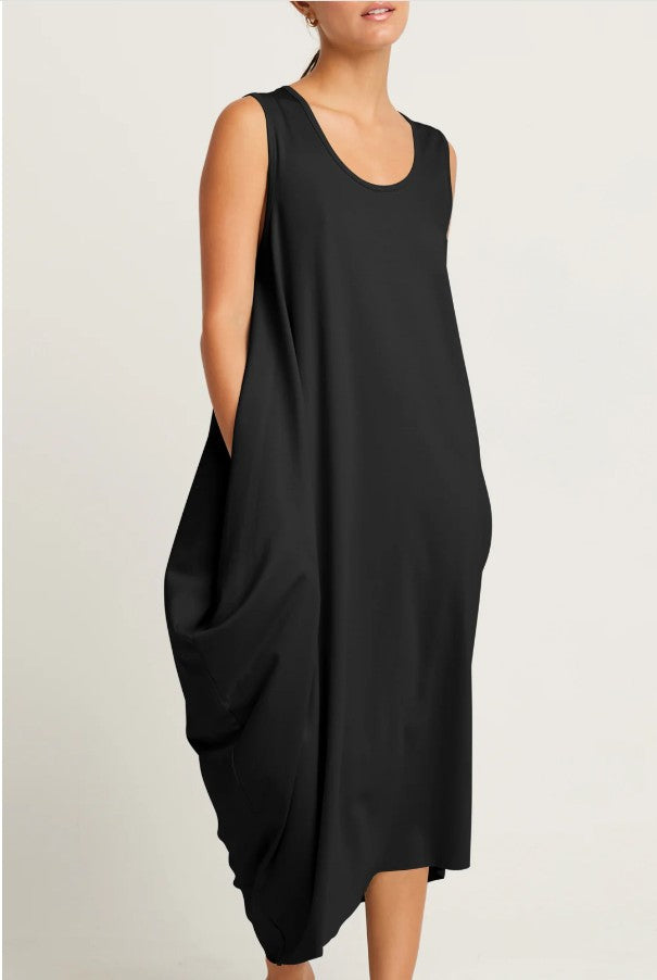 Pima Cotton Waterfall Dress