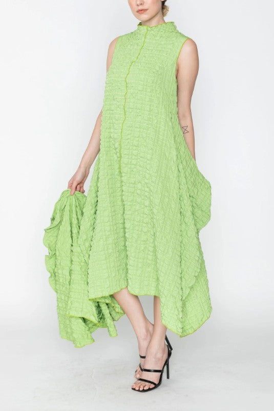 IC Collection - Bubble Check Dress main image 0