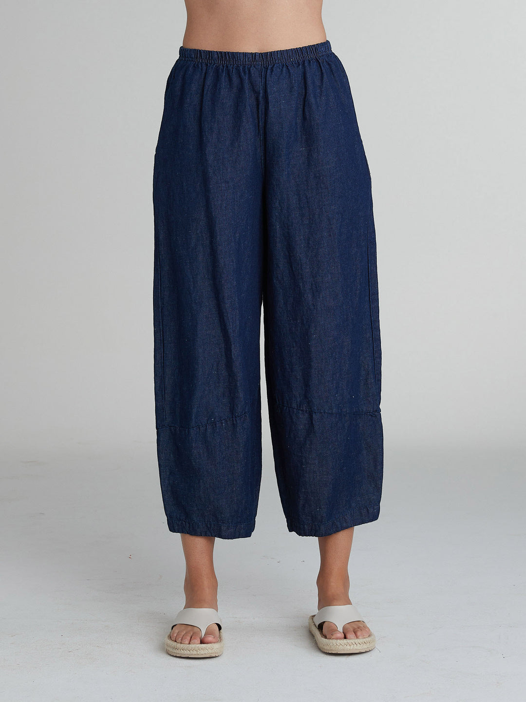 Cut Loose Flax Denim - Lantern Pant ( Special Order )