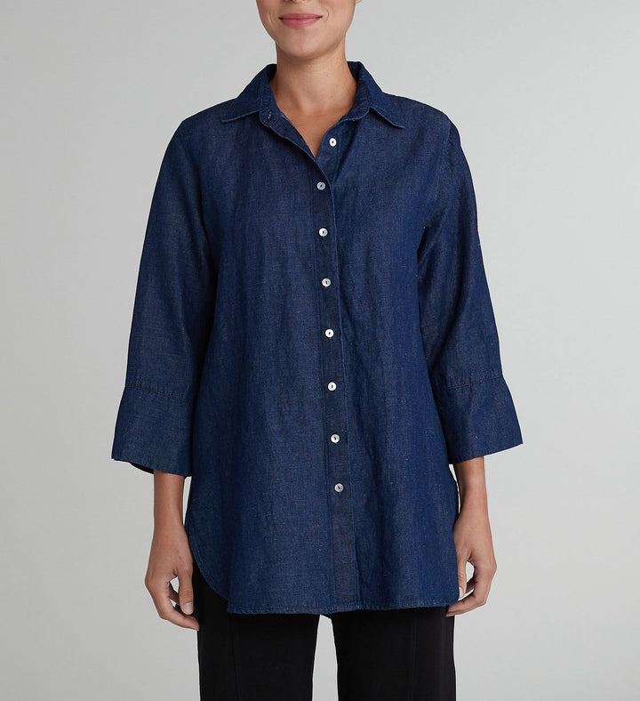 Cut Loose Flax Denim - Easy Shirt ( Special Order )