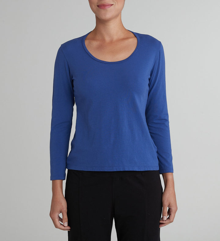 Cut Loose Cotton Stretch - 3/4 Sleeve Scoop Neck 20 Colors (Special Order)