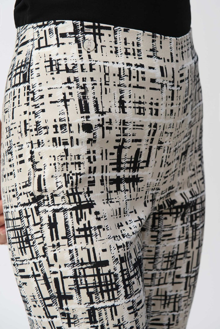 Joseph Ribkoff - Millennium Abstract Print Slim Fit Pants