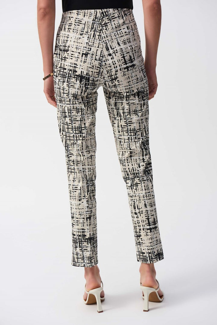 Joseph Ribkoff - Millennium Abstract Print Slim Fit Pants