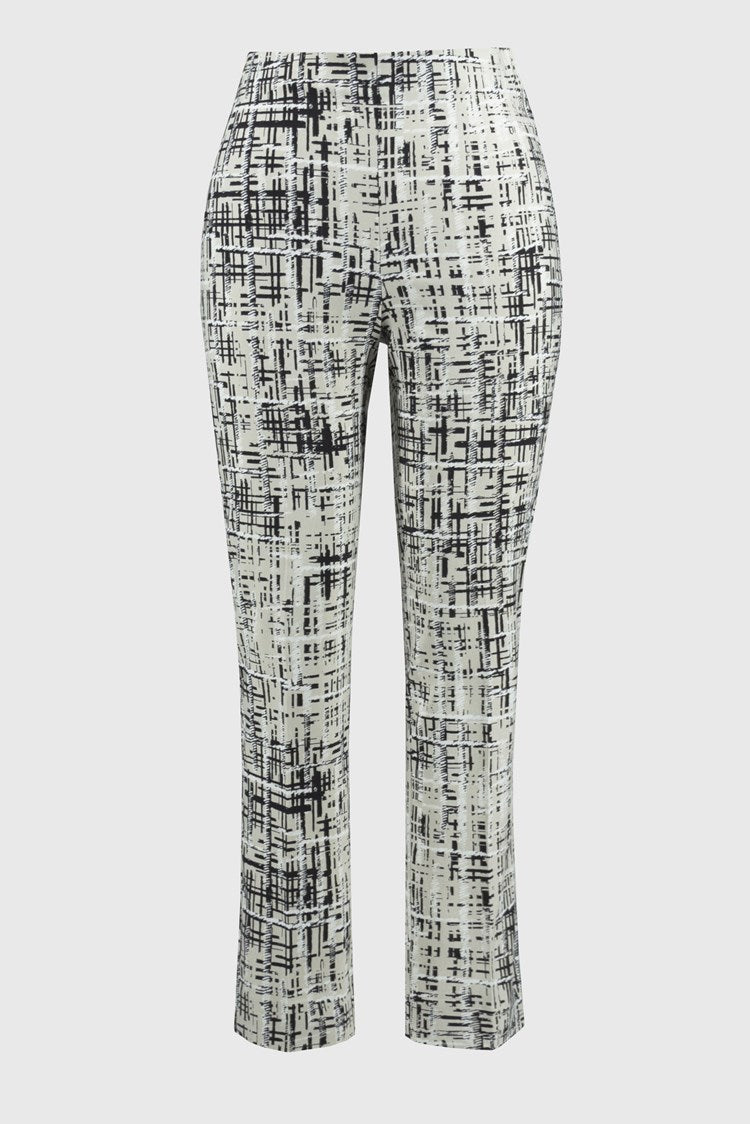 Joseph Ribkoff - Millennium Abstract Print Slim Fit Pants