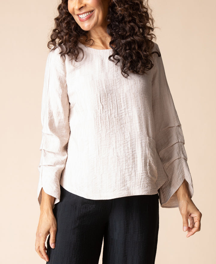 Habitat Clothing - Jacquard Rayon Pleat Top