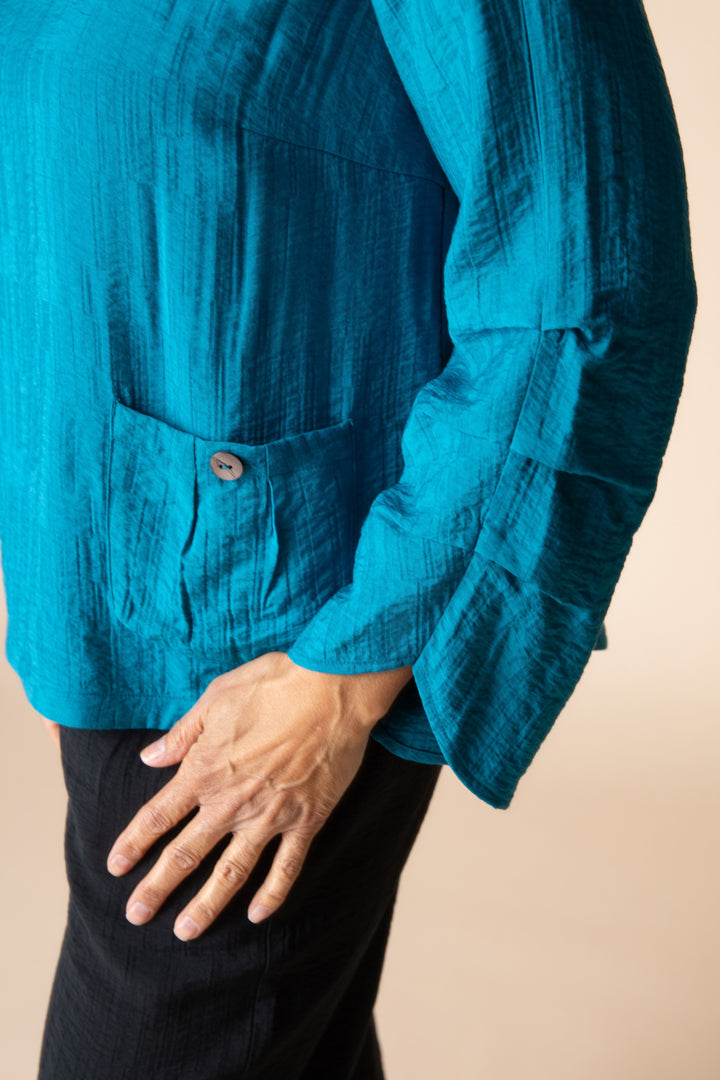 Habitat Clothing - Jacquard Rayon Pleat Top