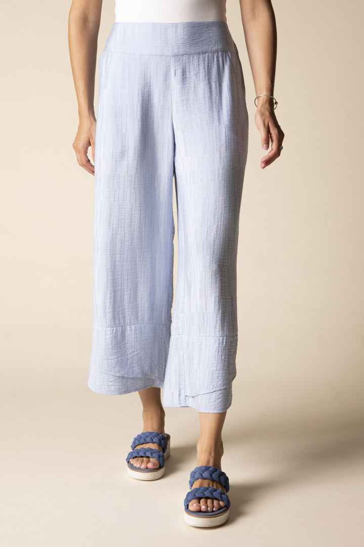 Habitat Pants - Whisper Jacquard Rayon Crop Pant FINAL SALE ITEM