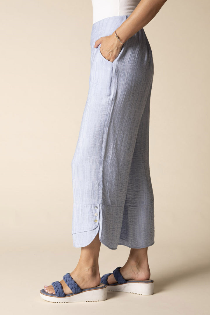 Habitat Pants - Whisper Jacquard Rayon Crop Pant FINAL SALE ITEM