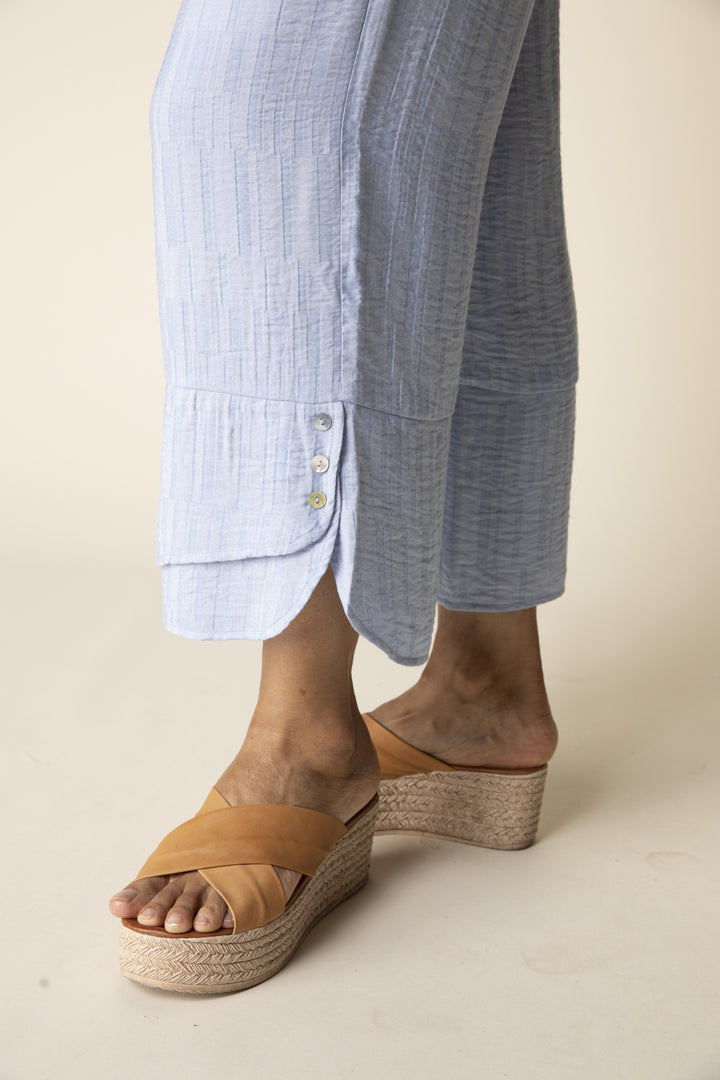 Habitat Pants - Whisper Jacquard Rayon Crop Pant FINAL SALE ITEM
