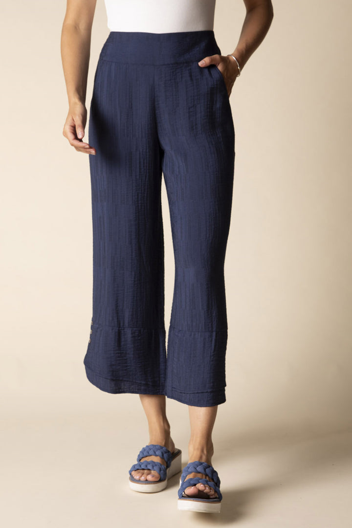 Habitat Pants - Whisper Jacquard Rayon Crop Pant FINAL SALE ITEM