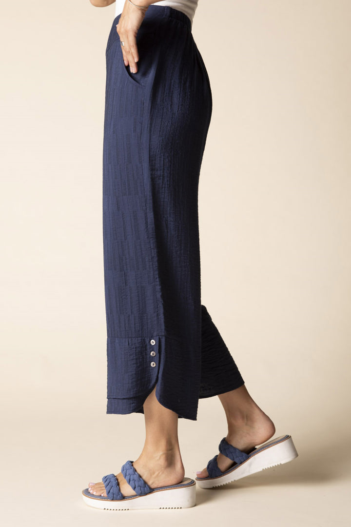 Habitat Pants - Whisper Jacquard Rayon Crop Pant FINAL SALE ITEM