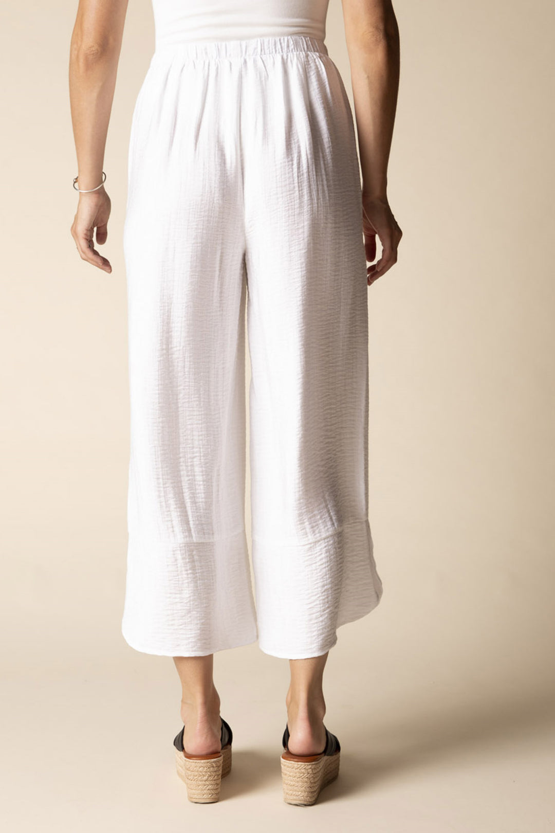 Habitat Pants - Whisper Jacquard Rayon Crop Pant FINAL SALE ITEM