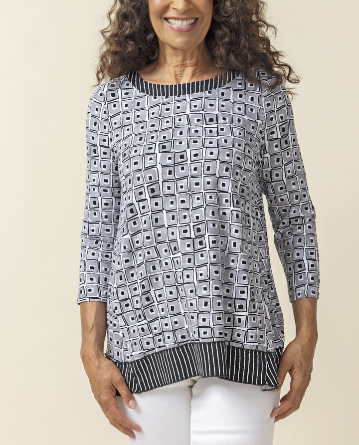 Habitat Tops - Core Travel Cubism Tunic