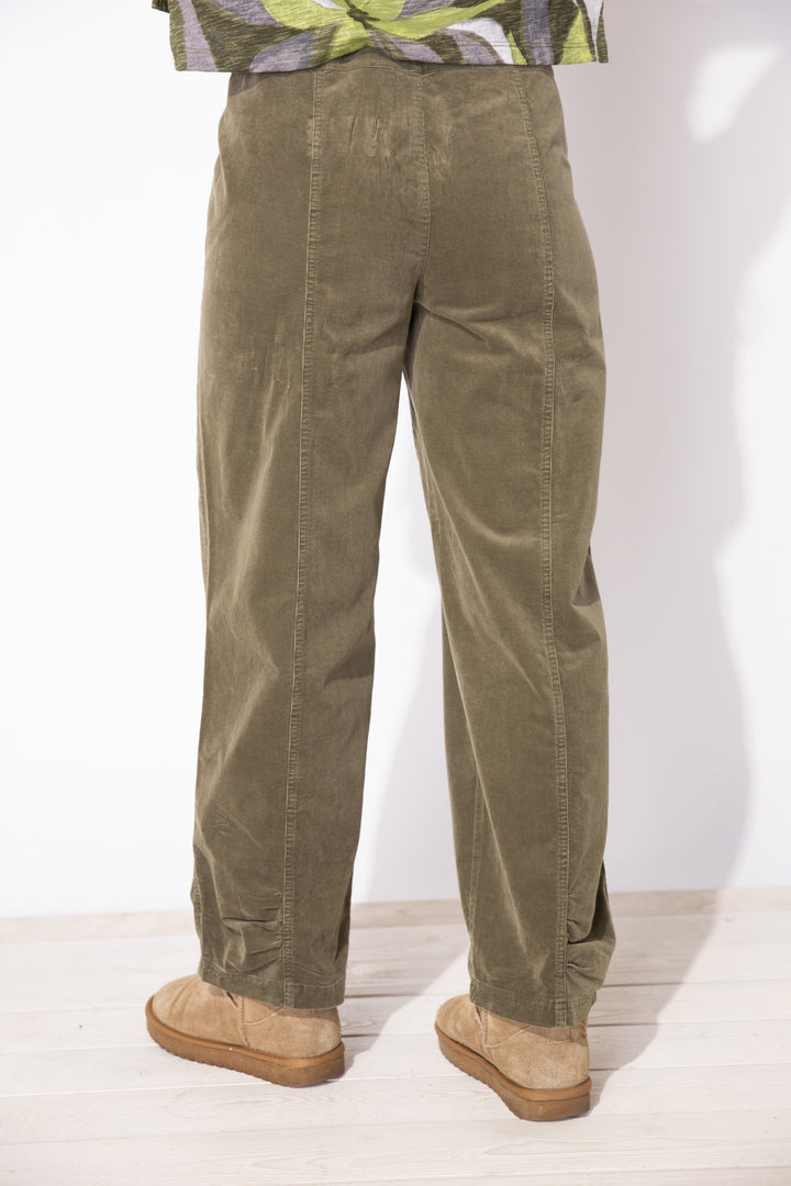 Escape by Habitat - Stretch Cord Ruched Flood Pant FINAL SALE ITEM