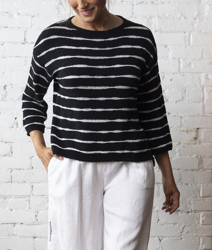 Olivia By Habitat - Wave Stripe Pullover