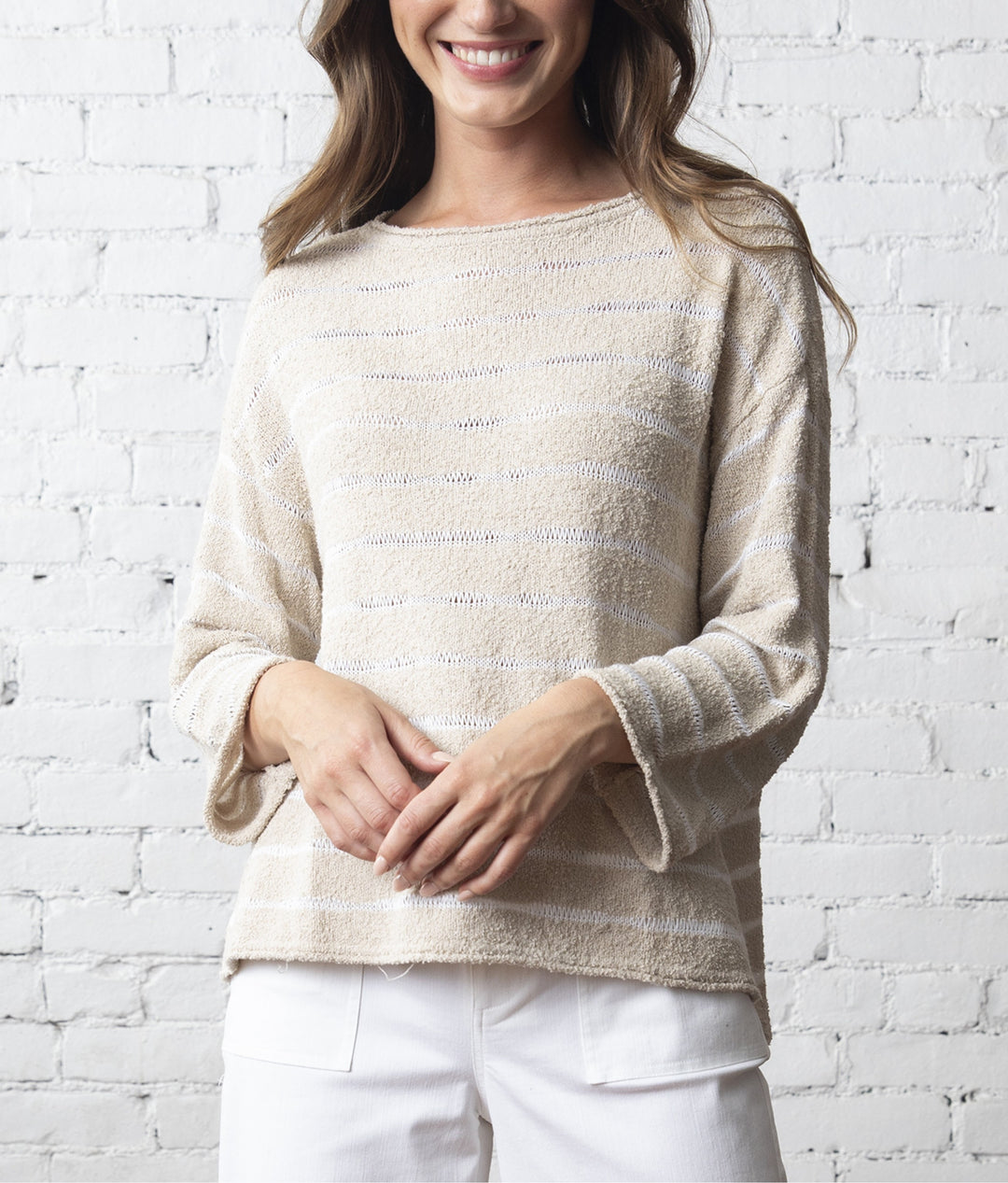 Olivia By Habitat - Wave Stripe Pullover