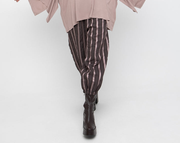 Ozai N Ku - Stripe Lantern Pant