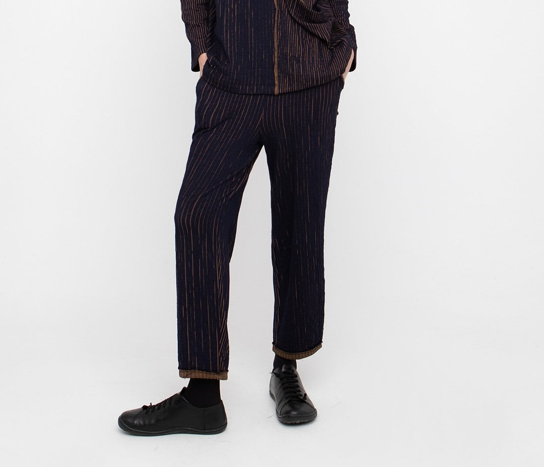 Ozai N Ku - Pinstripe Pocket Pants