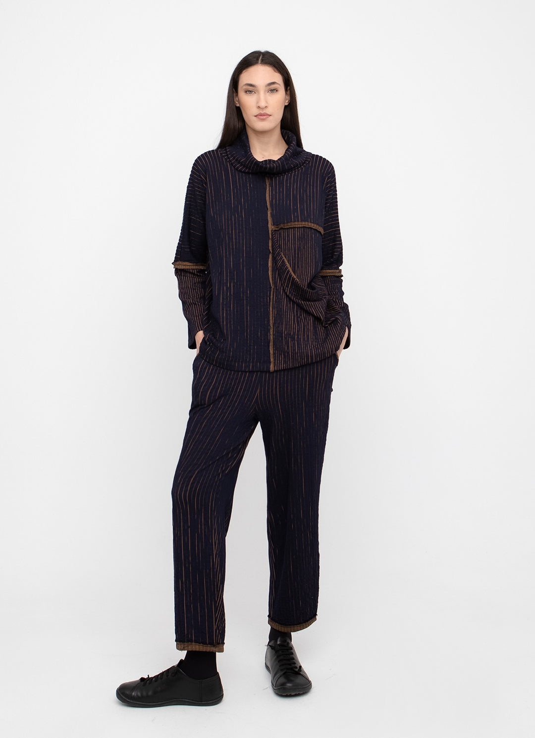 Ozai N Ku - Pinstripe Pocket Pants
