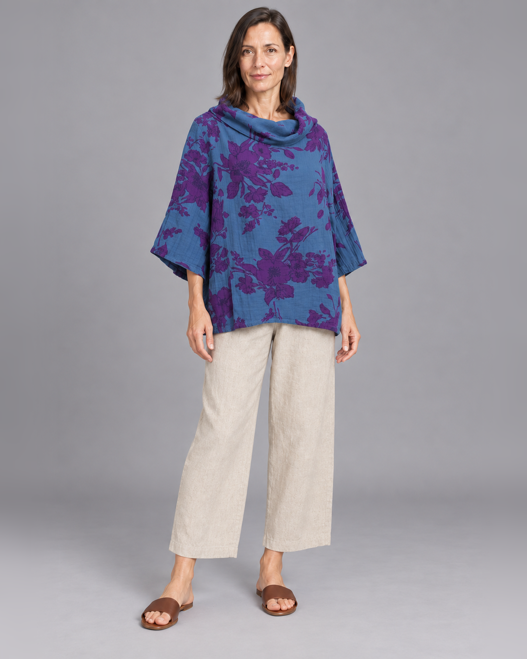 Bryn Walker Etta Shirt in Demoiselle, print gauze