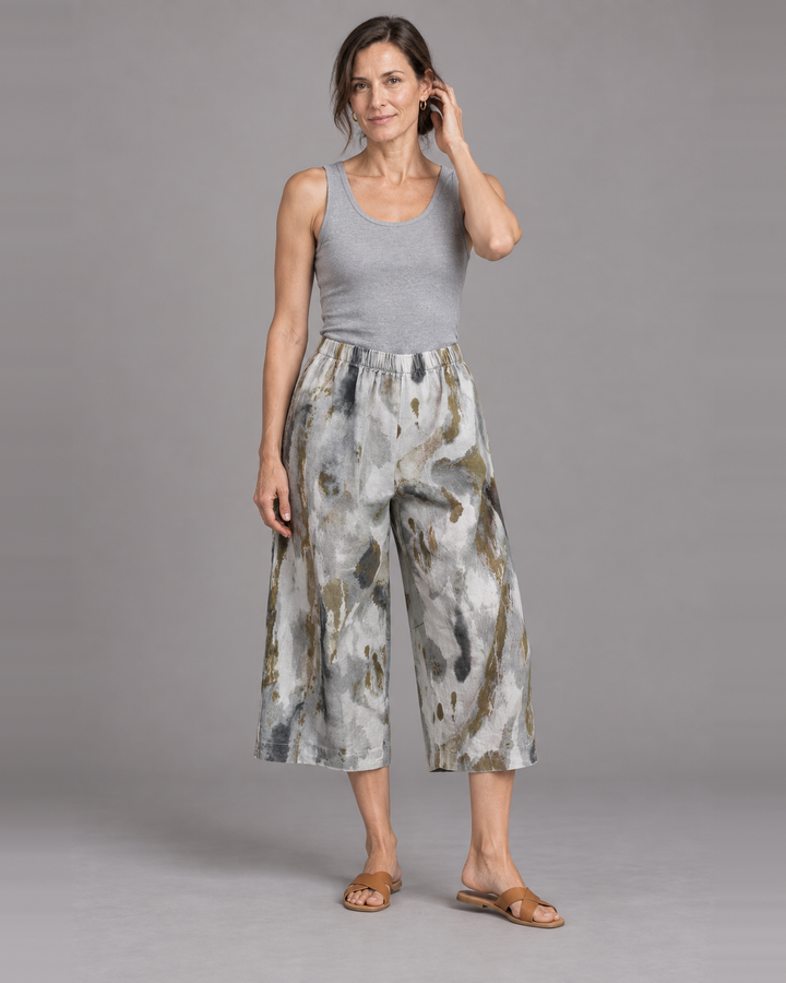 Bryn Walker Cas Pant in Pioggia, cumbria, front view on model