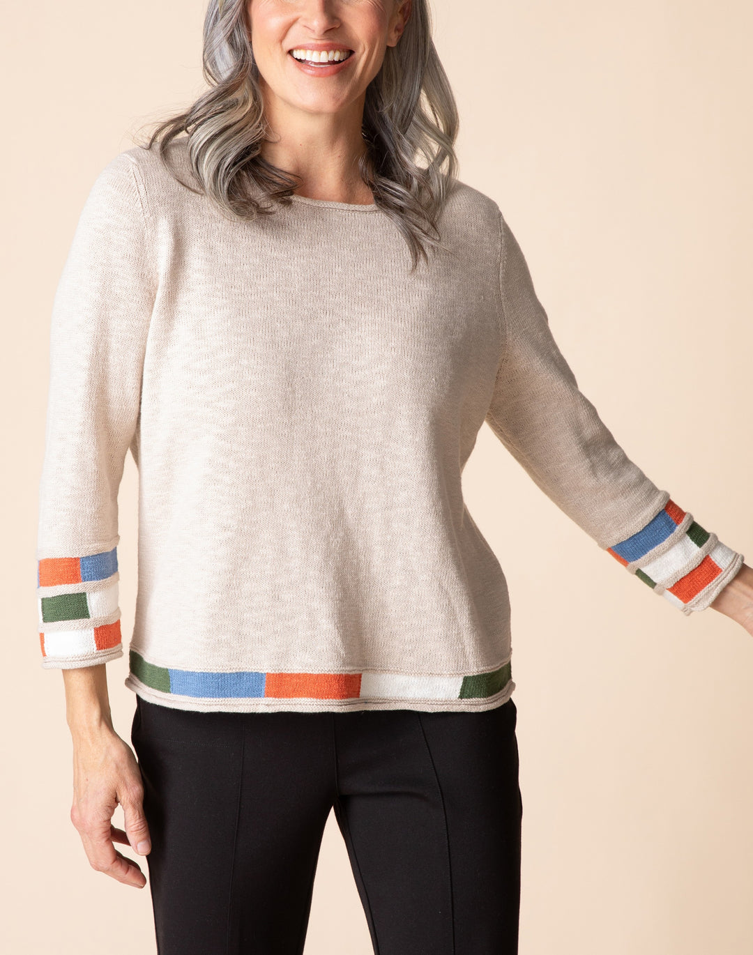 Habitat Tops - Sand & Sea Pullover