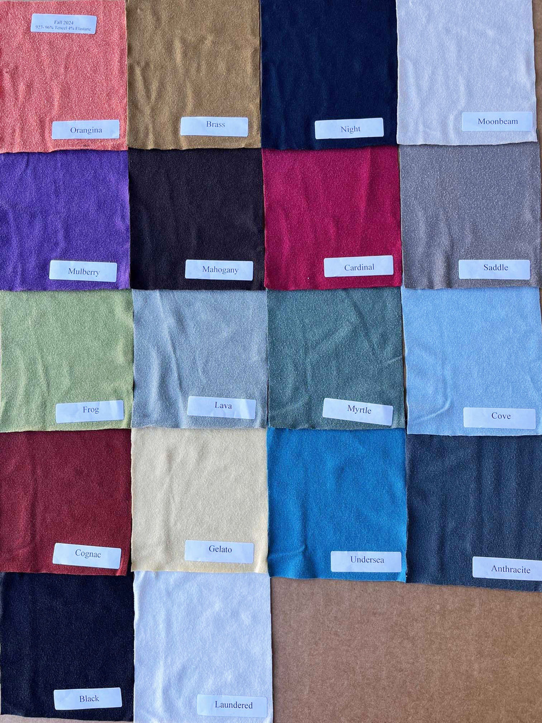 Cut Loose Solid Tencel Knit - 3/4 Slv Aline Boatneck 20 Colors ( Special Order )