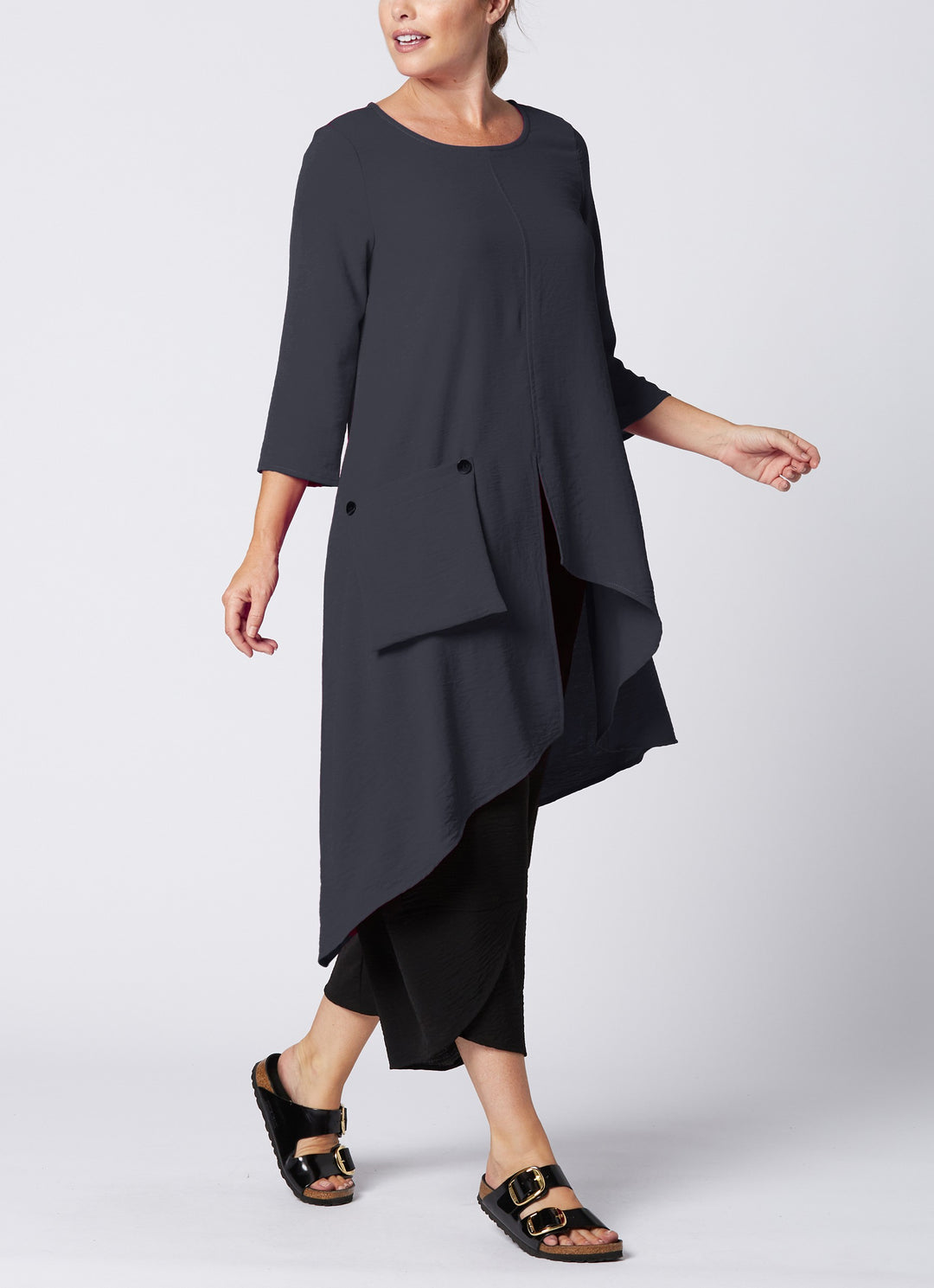 Sydney Project - Air Flow Long Assymetrical Tunic