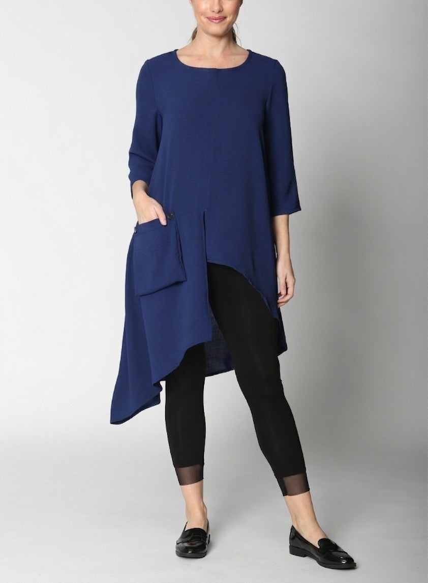 Sydney Project - Air Flow Long Assymetrical Tunic