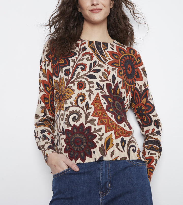 Charlie B - Floral Sweater