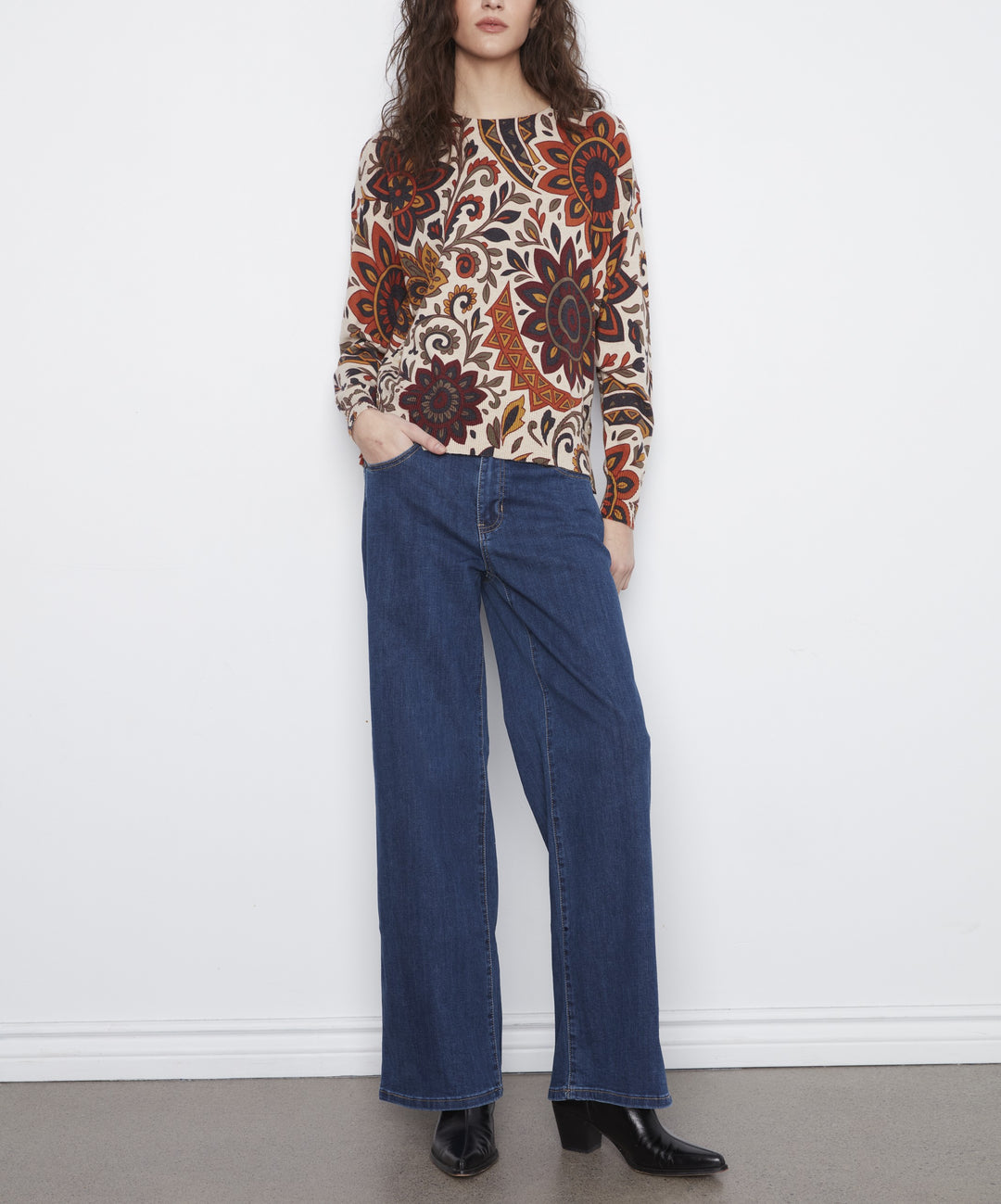 Charlie B - Floral Sweater