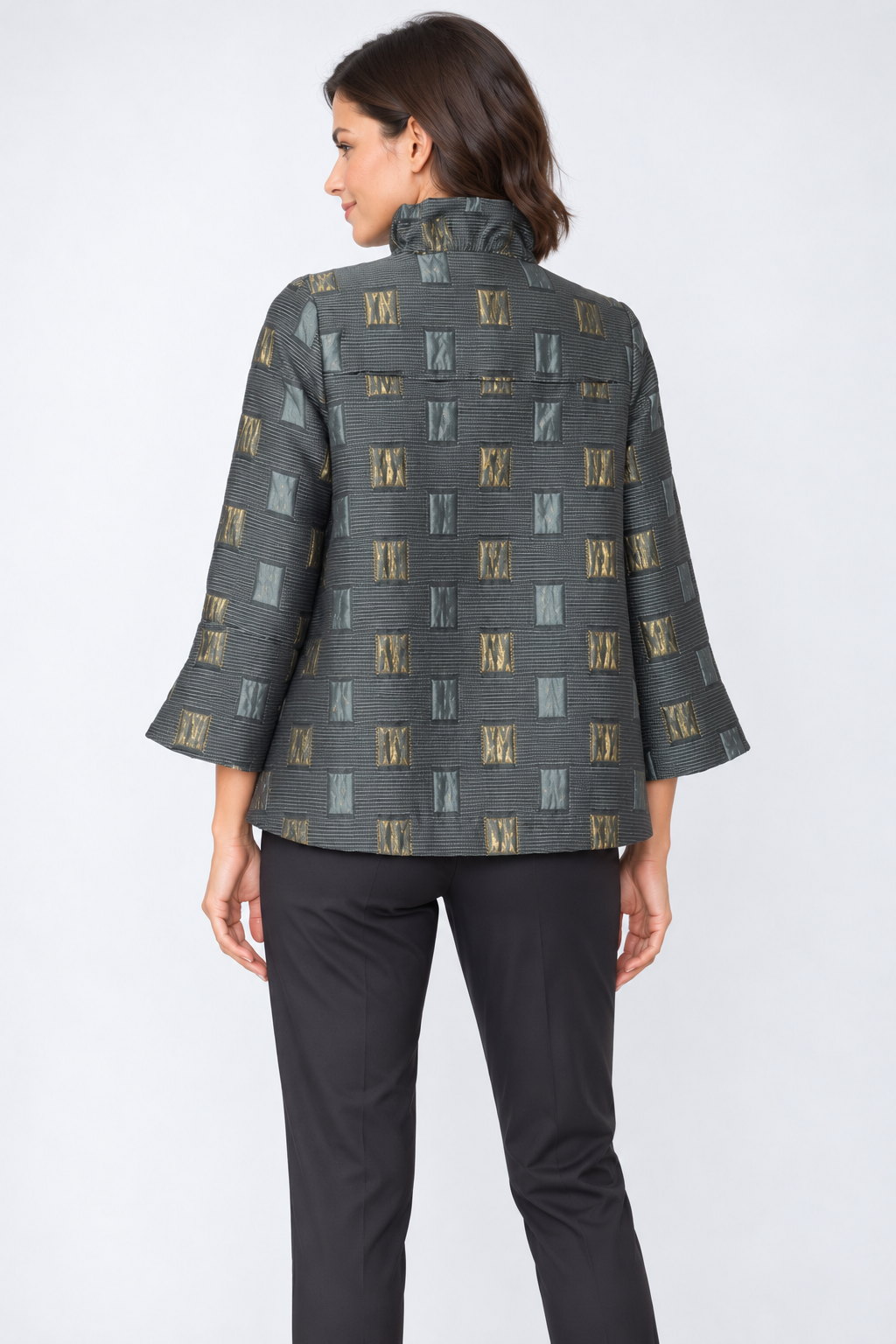 IC Collection - Gilded Geometry Statement Jacket