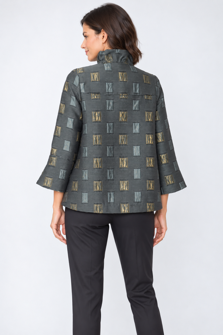 IC Collection - Gilded Geometry Statement Jacket