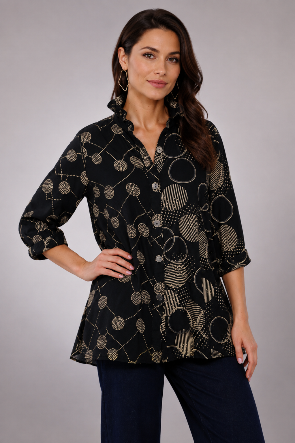 Lior Clothing - Modern Geometric Tunic