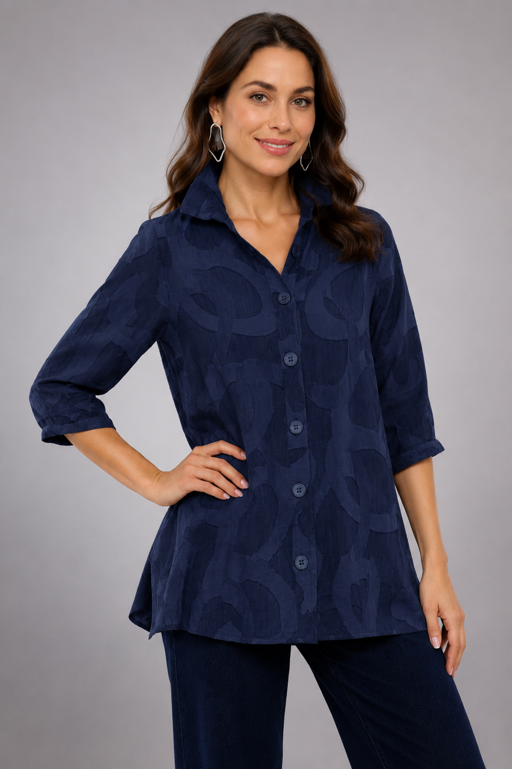 Lior Clothing - Modern Navy Tunic
