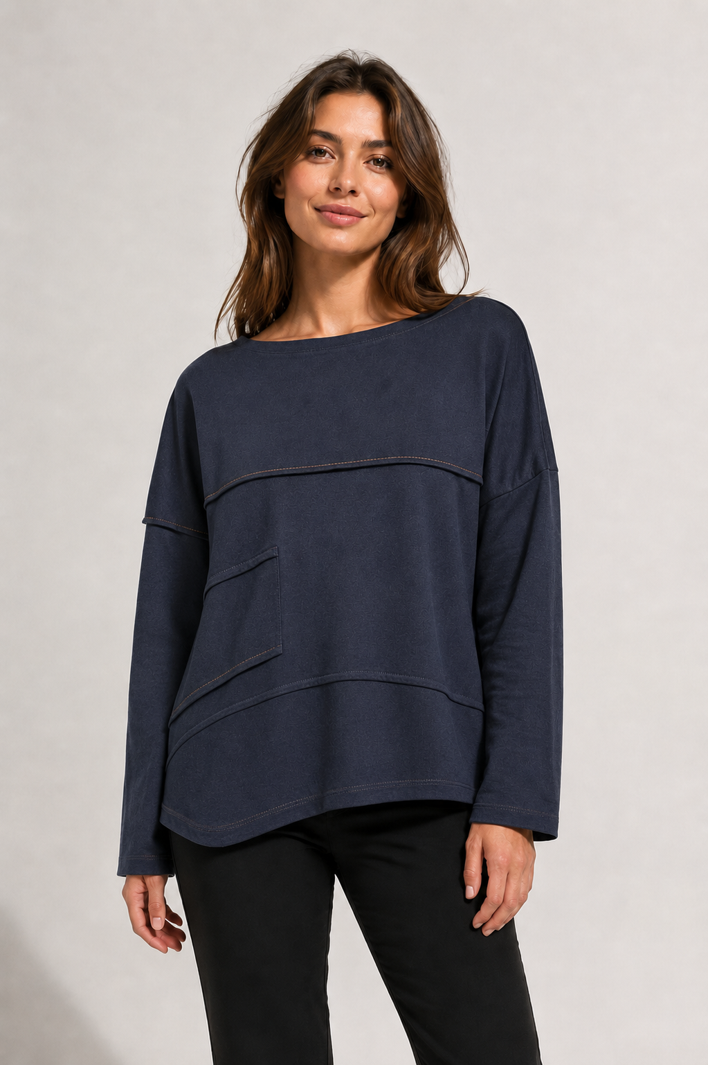 Ozai N Ku - Midnight Ease Asymmetrical Top