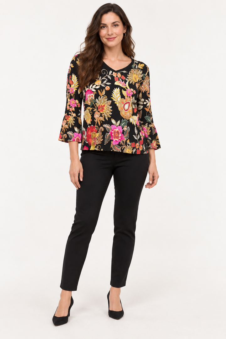 Johnny Was - Garden Floral Top Final Sale Item