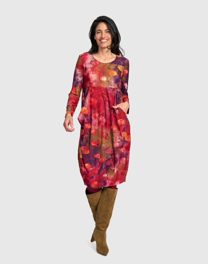 Alembika Dresses - Midi Dress,Berry