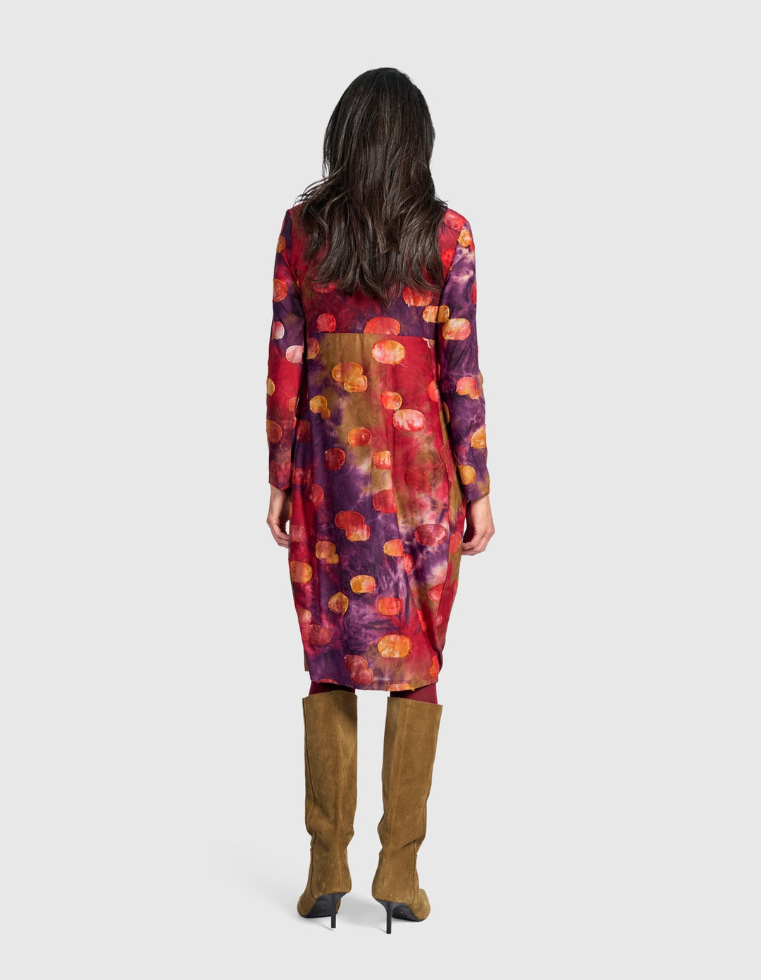 Alembika Dresses - Midi Dress,Berry