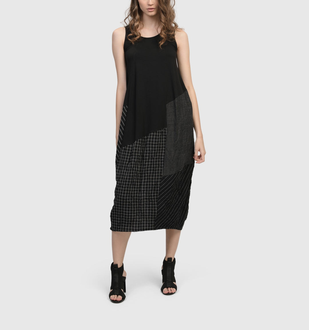 Alembika Dress - Hestia Sleeveless Cocoon Dress,