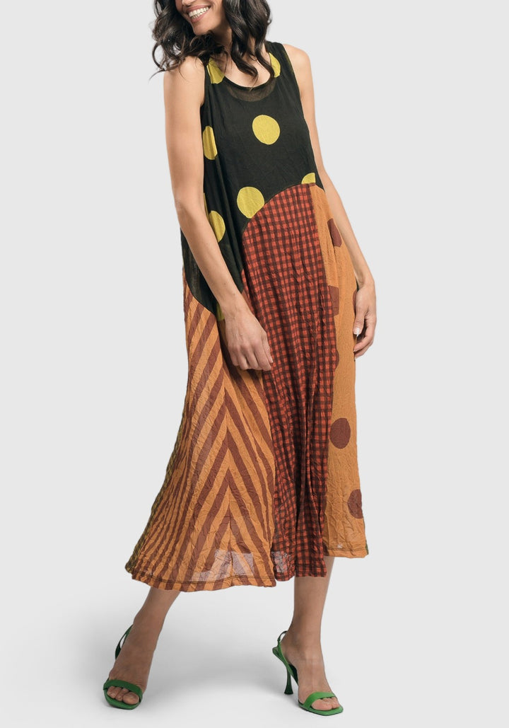 Alembika Dresses - A Line Layered Dress Final Sale Item