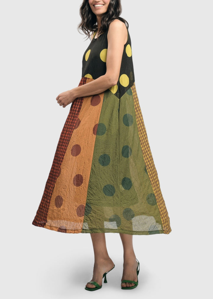 Alembika Dresses - A Line Layered Dress Final Sale Item