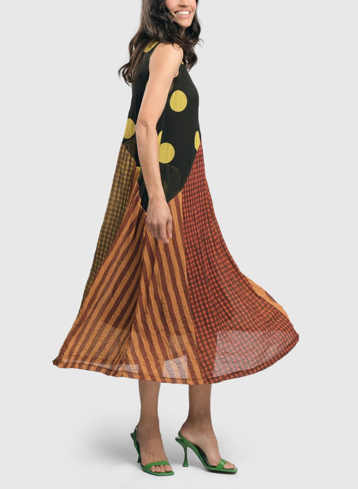 Alembika Dresses - A Line Layered Dress Final Sale Item