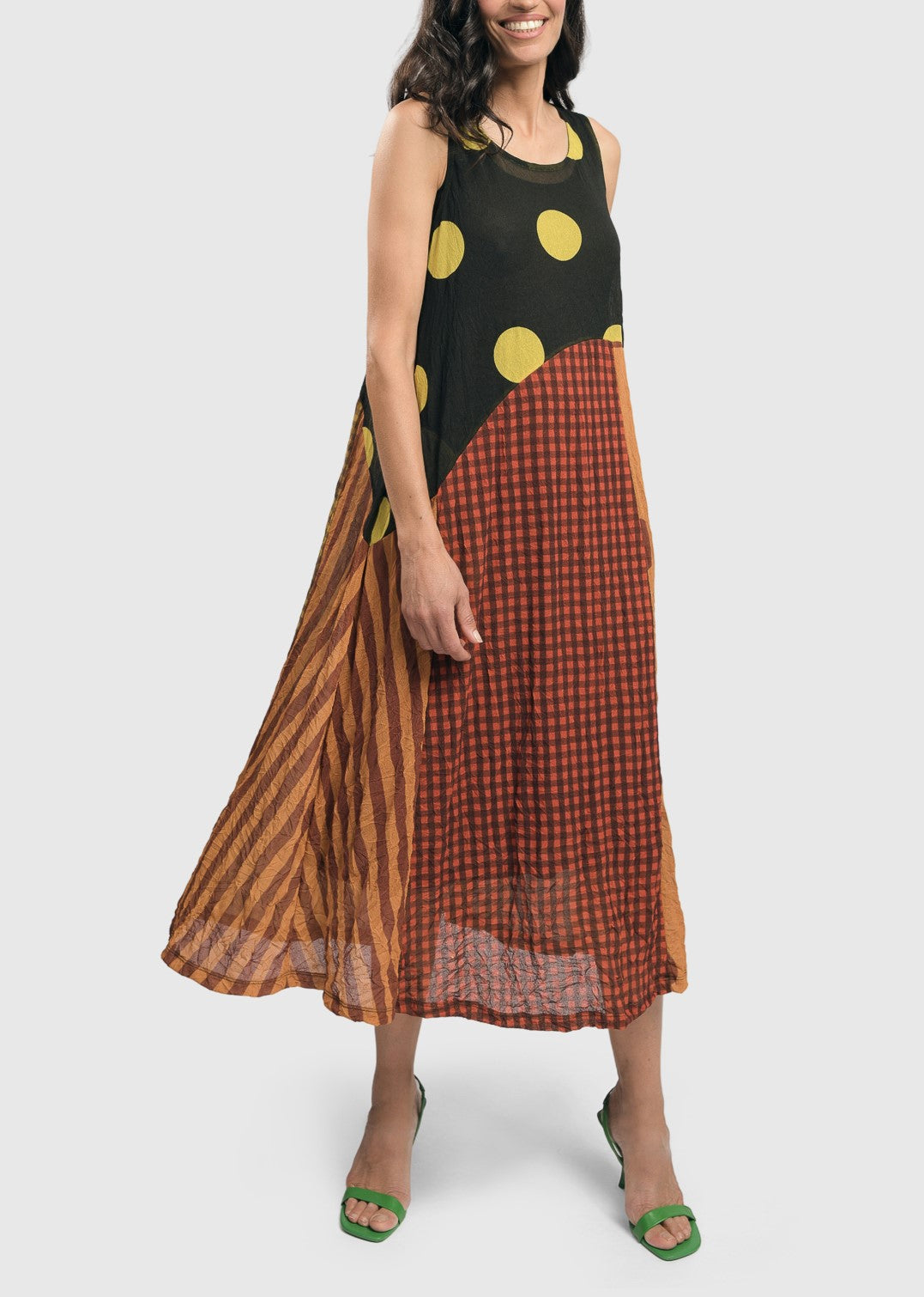 Alembika Dresses - A Line Layered Dress Final Sale Item