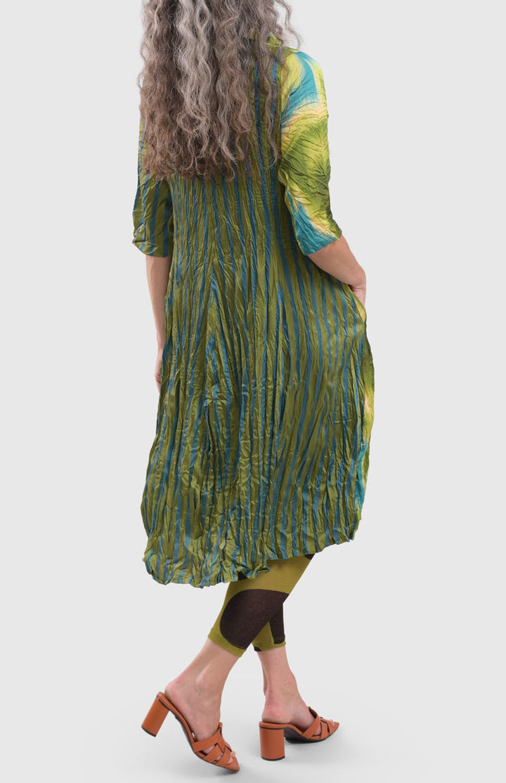 Alembika Clothing- Satin Crush Shirt Dress