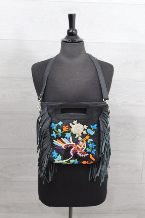 Raj L.A - Fringed Tropical Crossbody