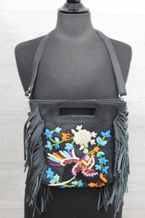 Raj L.A - Fringed Tropical Crossbody