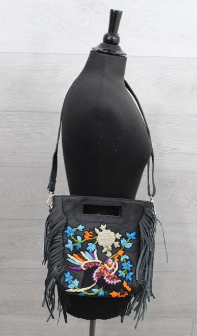 Raj L.A - Fringed Tropical Crossbody