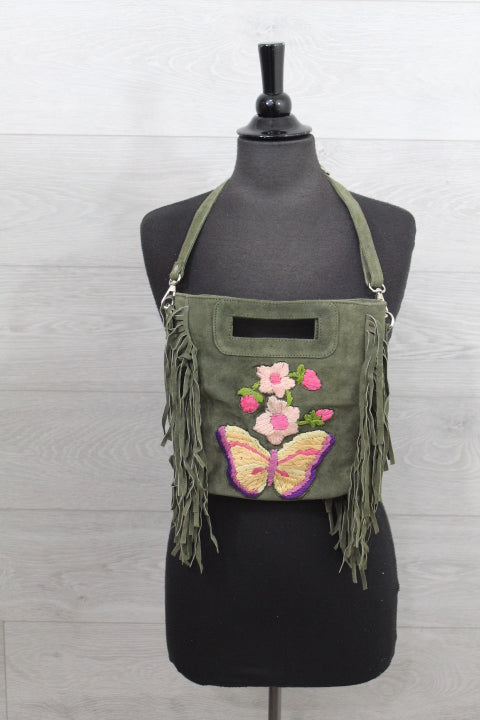 Raj L.A - Fringed Tropical Crossbody