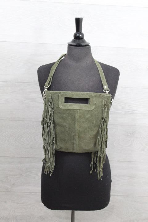 Raj L.A - Fringed Tropical Crossbody